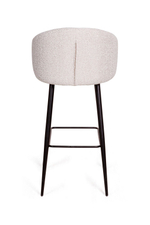 Стул полубарный Vito, букле белый / опора конус