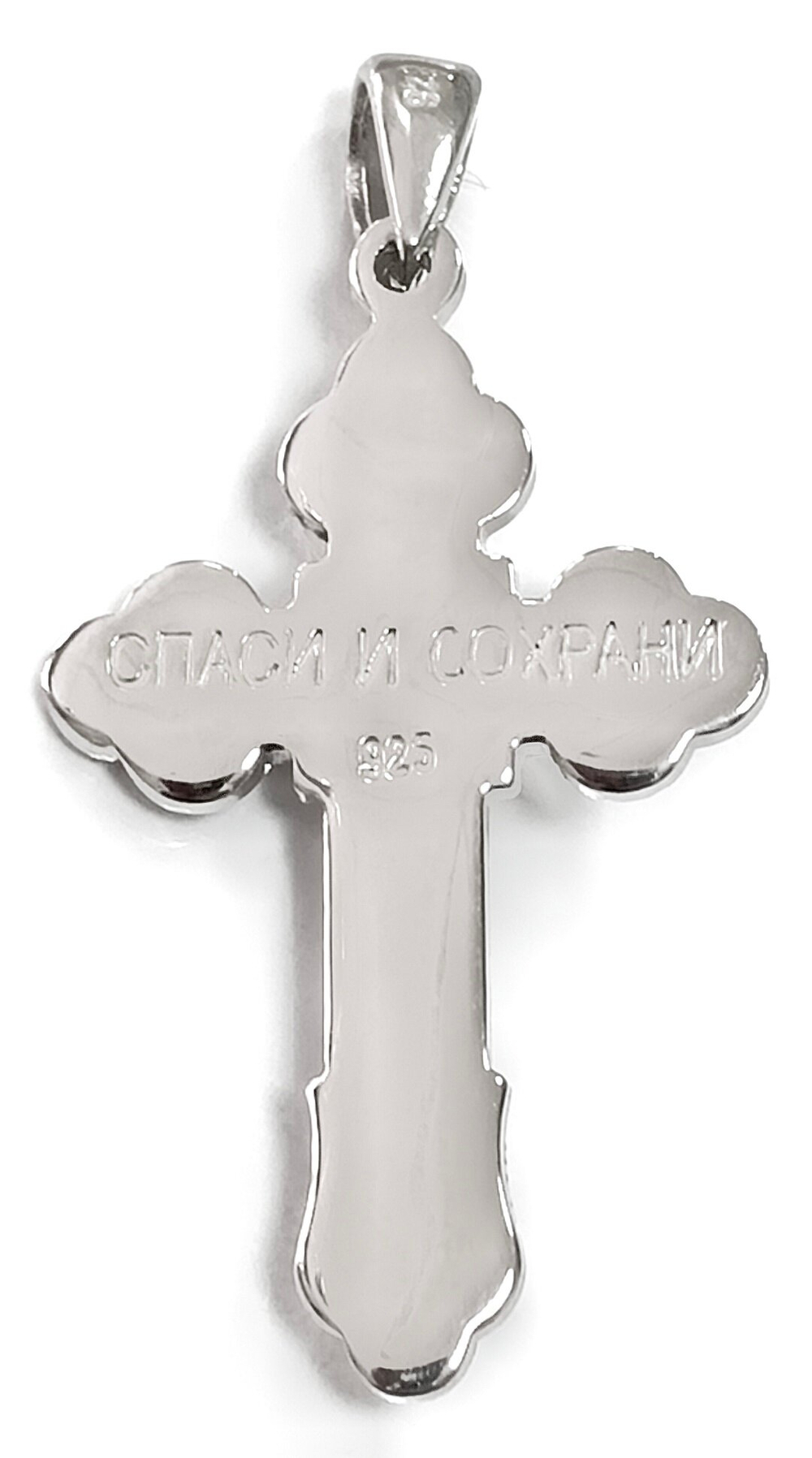 Ювелирный крест из серебра