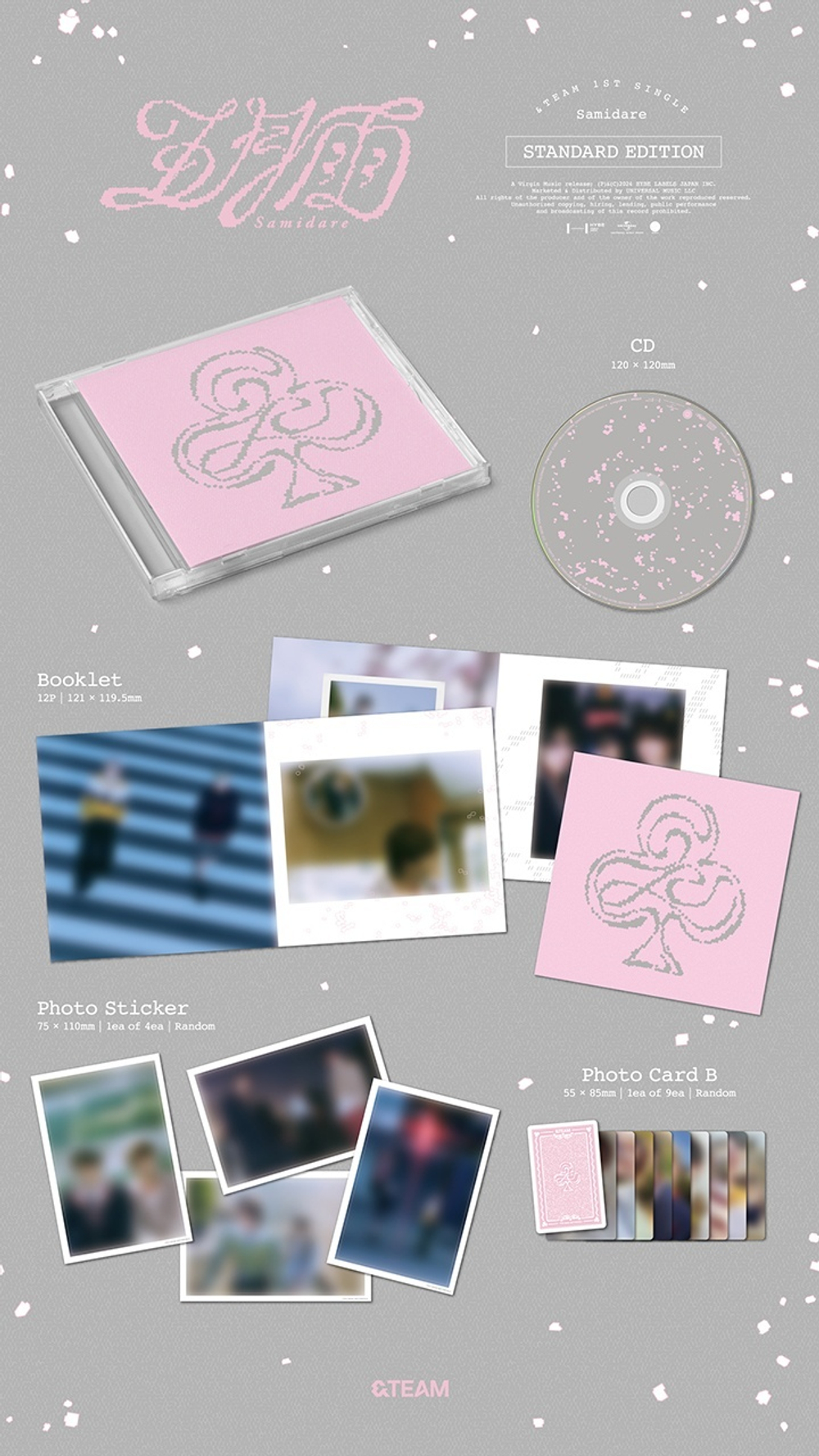 Альбом &TEAM - 1st SINGLE 'Samidare' STANDARD EDITION