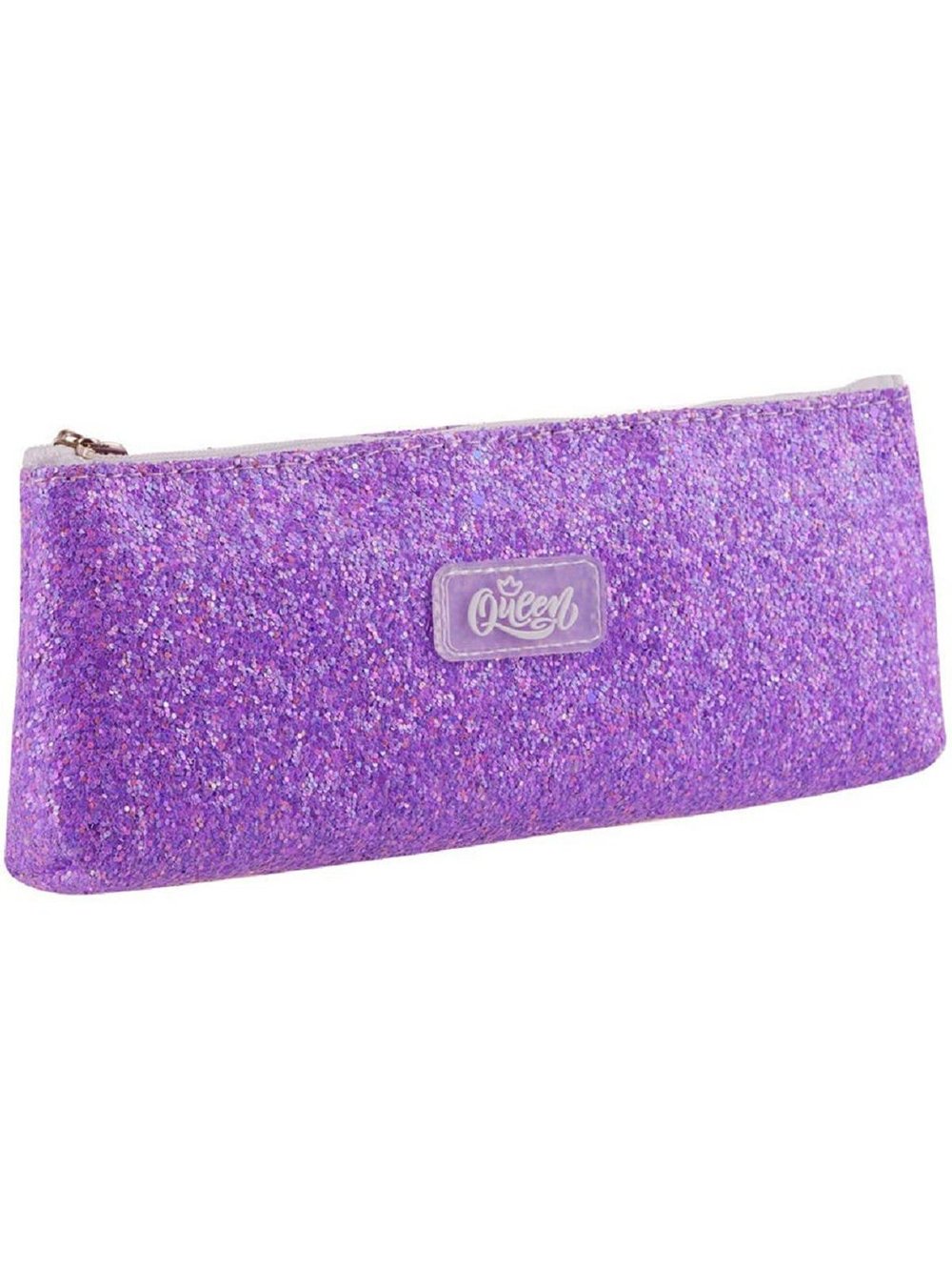 Пенал мягкий 210*85*30 ArtSpace "Queen", сиреневый, искусственная кожа с блестками