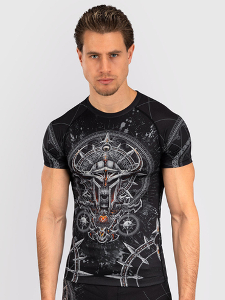 Рашгард Venum Gladiator 5.0 Black/Silver S/S