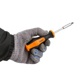 Отвертка в комплекте с битами и головками 1/4'' набор 58 пр. ISMA ISMA-515058