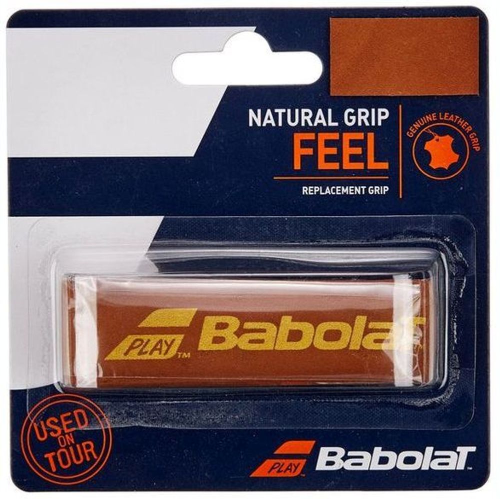 Теннисные намотки базовые Babolat Natural Grip 1P - brown