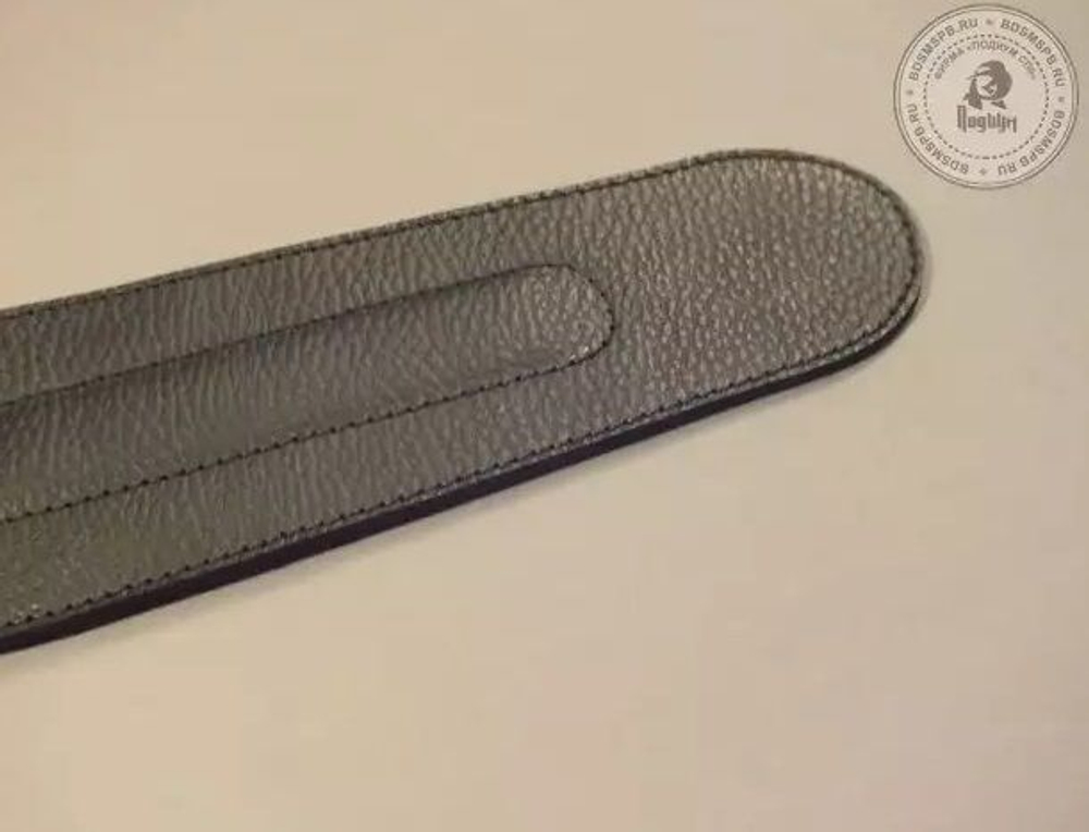 Чёрный кожаный спанкер Лопатка малая (Цвет: черный)