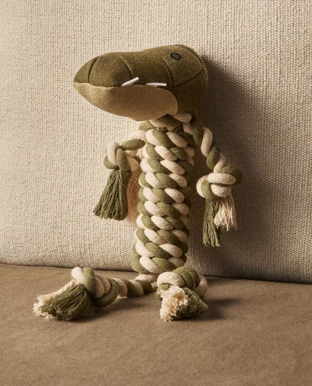 ZARA HOME ИГРУШКА ДЛЯ ДОМАШНИХ ЖИВОТНЫХ "КРОКОДИЛ", ЗЕЛЕНЫЙ