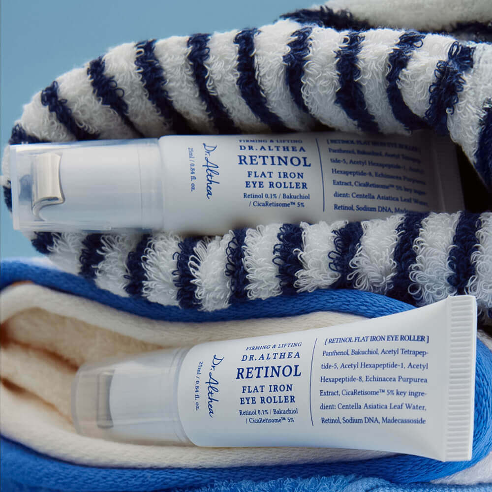 Массажный крем для век с 0,1% ретинолом Dr. Althea Retinol Flat Iron Eye Roller