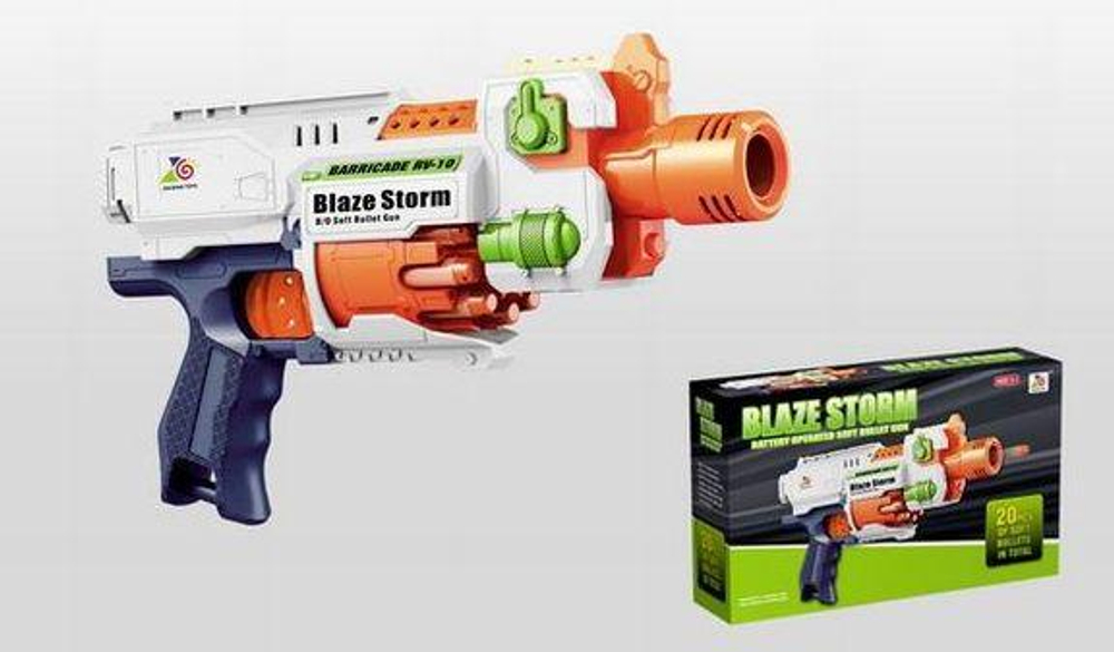 Оружие на бат. с мягкими пулями Кор. 34*20,5*8,5см №7021