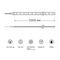 Светодиодная влагозащищенная лента Gauss 14,4W/m 60LED/m 5050SMD холодный белый 5M 311000314