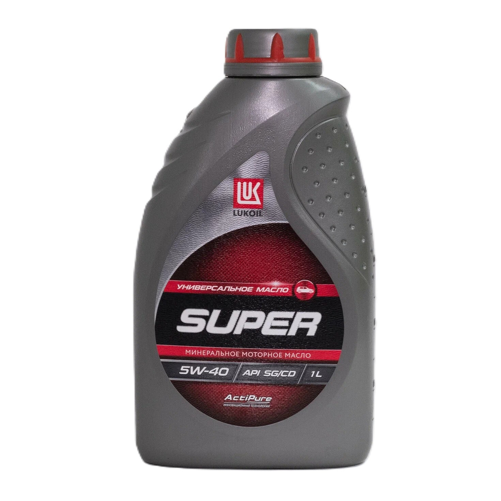 Масло моторное Лукойл супер LUKOIL SUPER 5W-40 SG/CD п/синтетическое 1л 