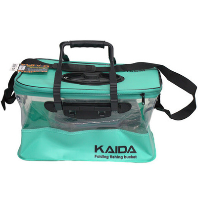 Сумка-кан для рыбалки бирюзовая 50см.35л.