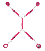 Ярко-розовый набор фиксаций на кровати Classic Bed Spreader