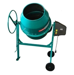 Бетономешалка строительная HARD WORKER БМ180П полиамидный венец, объем 160 литров, мощность 700 Вт, бетоносмеситель электрический