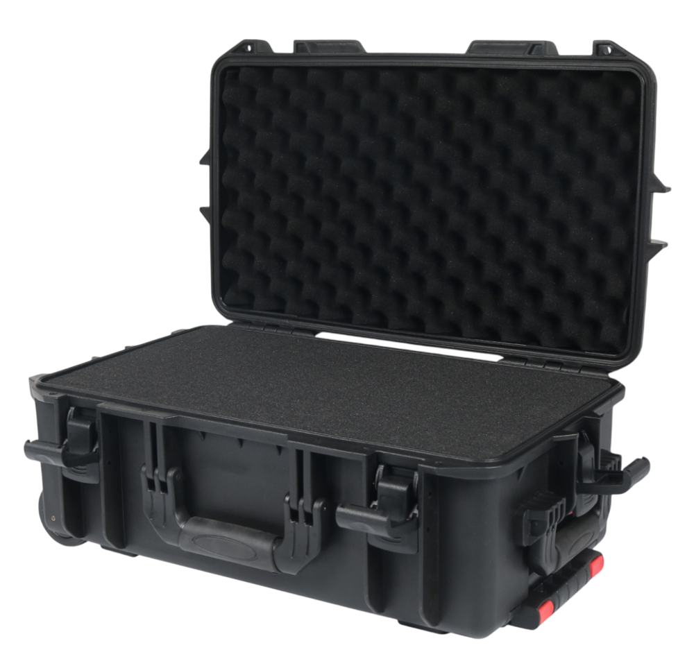 Ударопрочный кейс кофр с выдвижной ручкой и колесами KZCASE@X6001