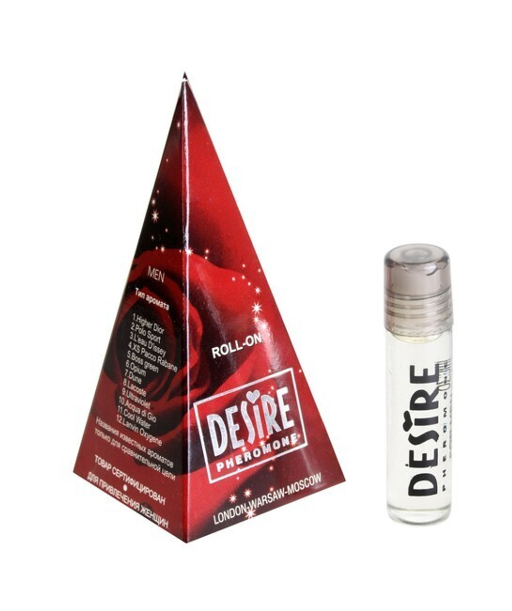 Духи мужские "пирамидка" №5 Boss Green , 5 мл (Цвет: прозрачный)