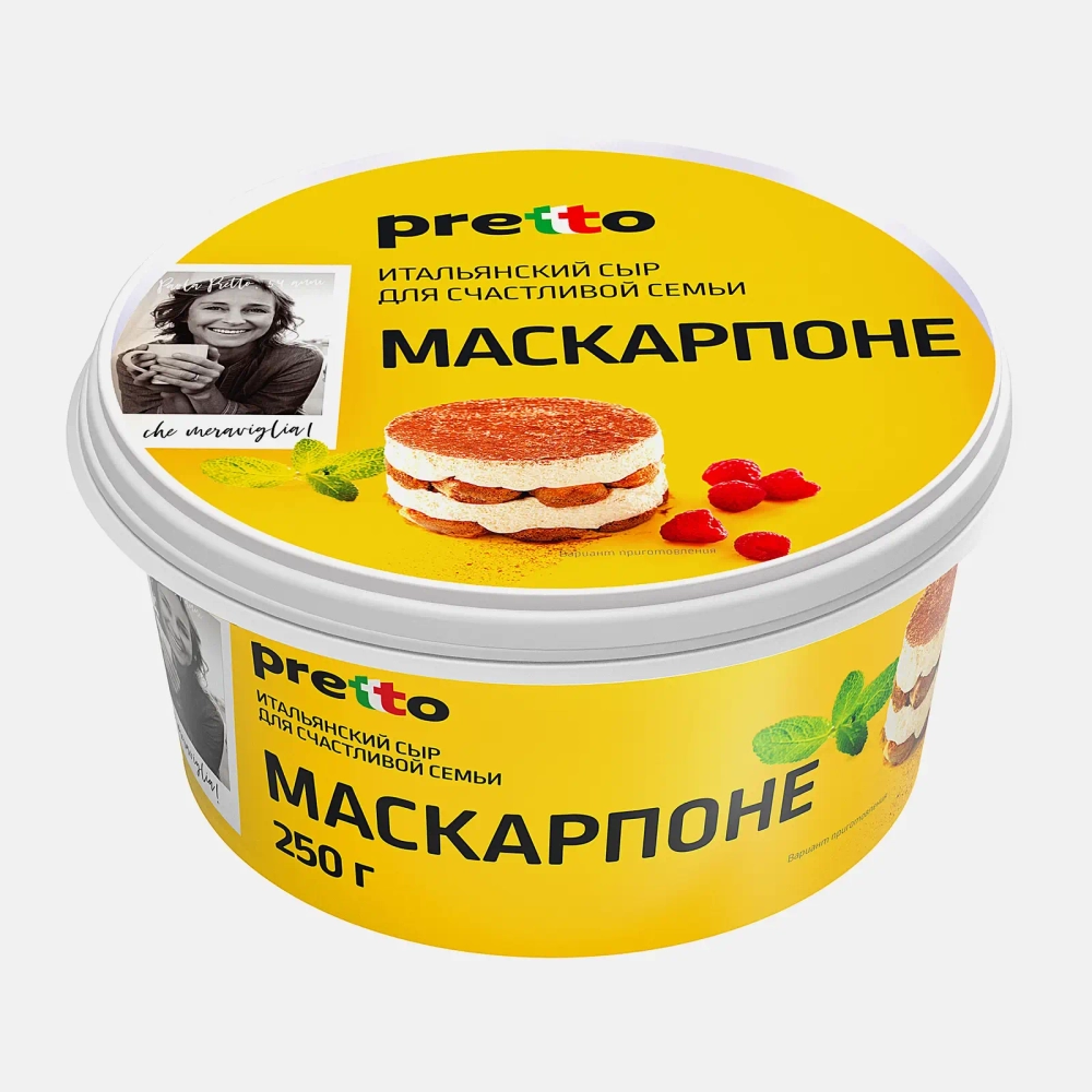 Сыр Pretto Маскарпоне 80% 250г