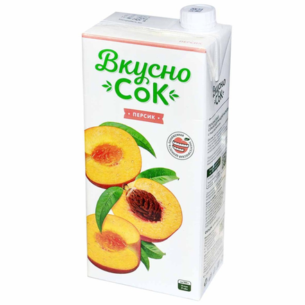 Натуральный сок Вкусно Сок персик 1,93 л
