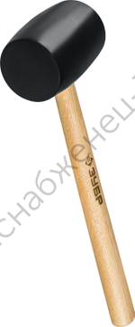 ЗУБР 340 г, Чёрная резиновая киянка (2050-55)