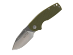 Нож складной SOG Stout SJ OD Green Stonewash, сталь Cryo D2, рукоять G10, 96г