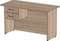 Стол письменный 2 ящика Стандарт- дуб сонома