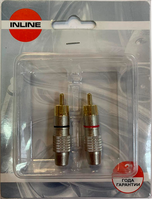 Inline RCA x2b Разъем RCA