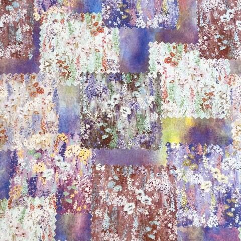 ВОЗДУШНЫЙ ПЭЧВОРК, СИРЕНЕВЫЙ - 100% хлопок