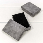 Коробка Ювелирная 11х8х3.4 см Набор 2 шт (Серый)