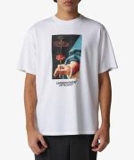 UNDERCOVER ФУТБОЛКА БЕЛАЯ С ПРИНТОМ ЦВЕТОК