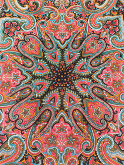 Павловопосадский платок Поцелуй русалки 1928-5