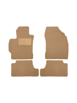 Коврики в салон для TOYOTA Corolla, 2006-2012, 2010-2013, седан, 4 шт. (текстиль, бежевые) KLEVER04485122112KH
