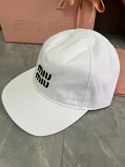 Бейсболка MIU MIU джинсовая