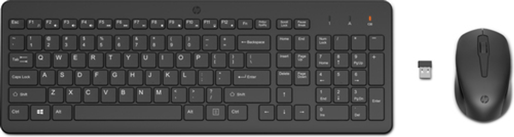 Клавиатура и мышь HP 2V9E6AA 330 Wireless Mouse, Keyboard Combination Russ/KAZ.