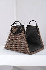 Корзина-дровница прямоугольная с переноской