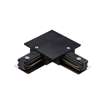 501127 Соединитель д/встраиваемых треков однофазный BARRA L-образный к 50102X, 50103X ЧЕРНЫЙ