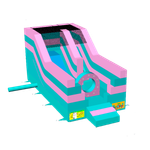 Коммерческий надувной батут «Бирюзовая долина»,  5*2,5*3 м