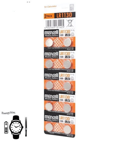 Элемент питания Maxell AG-10 BL/10 (комплект 10 шт)