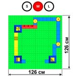 Набор GigaBloks 7,5: Крепость на платформе