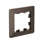 ATLASDESIGN AIR 1-постовая РАМКА, МОККО/дымчатый черный