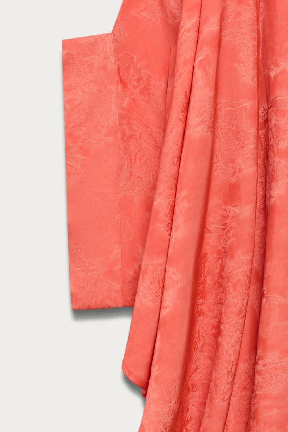 ZARA X MARISA BERENSON КИМОНО ИЗ ЖАККАРДА, КРАСНЫЙ/ОРАНЖЕВЫЙ