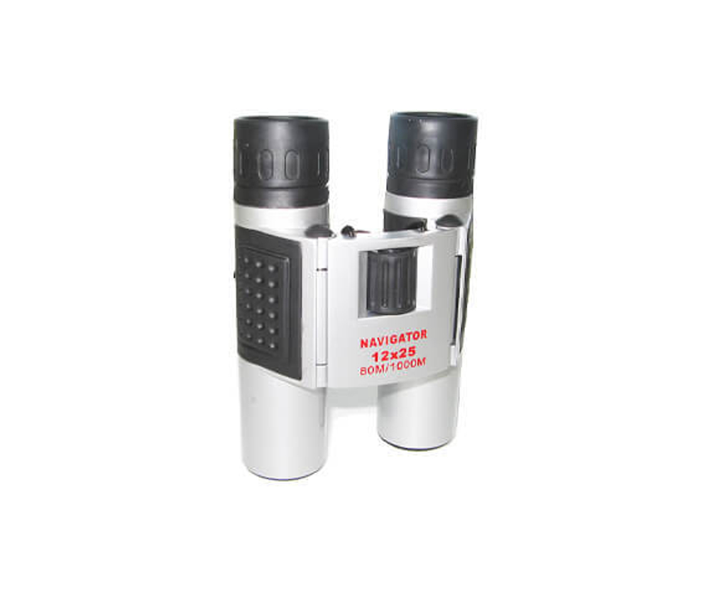 Бинокль Navigator 12x25, серебристый - фото 2