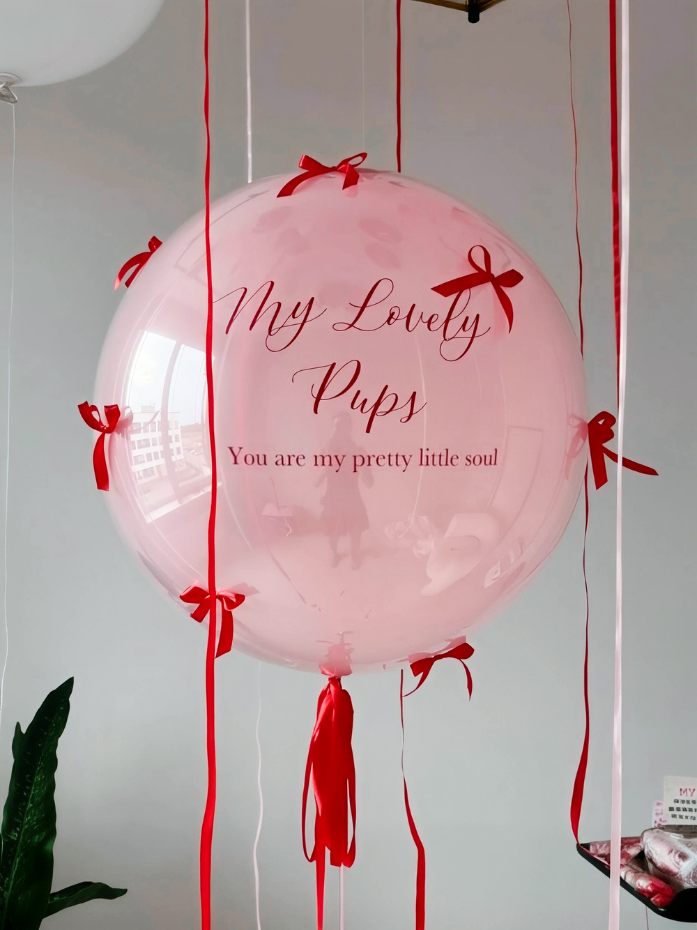 Шар баблс с бантами