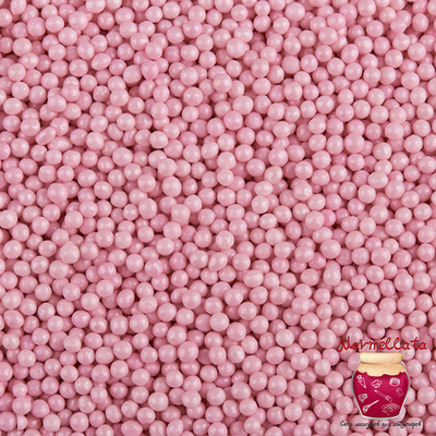 Посыпка "Шарики розовые" перламутр 2 мм, 100 гр.