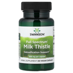 Swanson Vitamins, Full Spectrum®, расторопша, 30 веганских капсул (0,5 г в 1 капсуле)