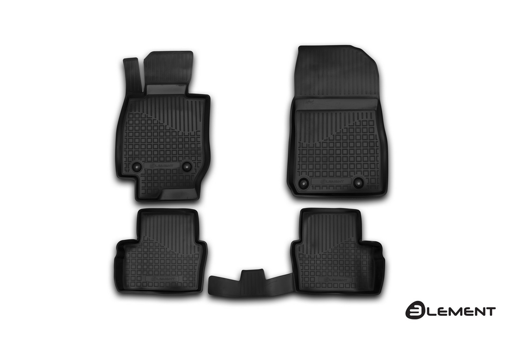 Коврики в салон MAZDA CX-3, 2014-, АКПП, 4 шт. (полиуретан) Element.ELEMENT3329210K