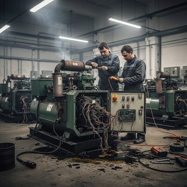 Неисправности дизельных генераторов и способы их устранения