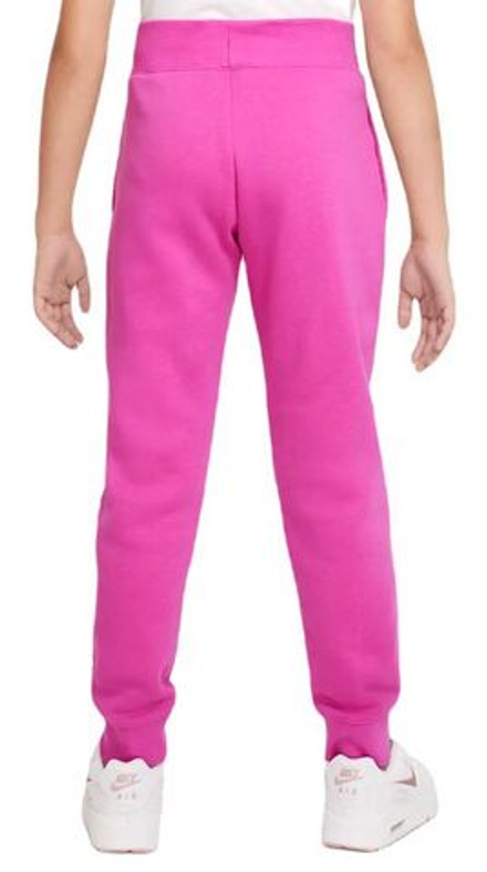 Брюки для девочки Nike Sportswear Fleece Pant LBR - active fuchsia/white
