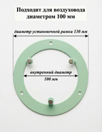 Вентиляционная Решетка РДК 100 Мята