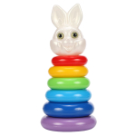 Пирамидка "Кролик" 6 колец (Нордпласт)