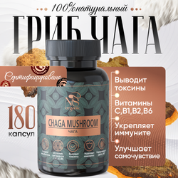 Гриб Чага Березовая, капсулы 180 шт по 500мг