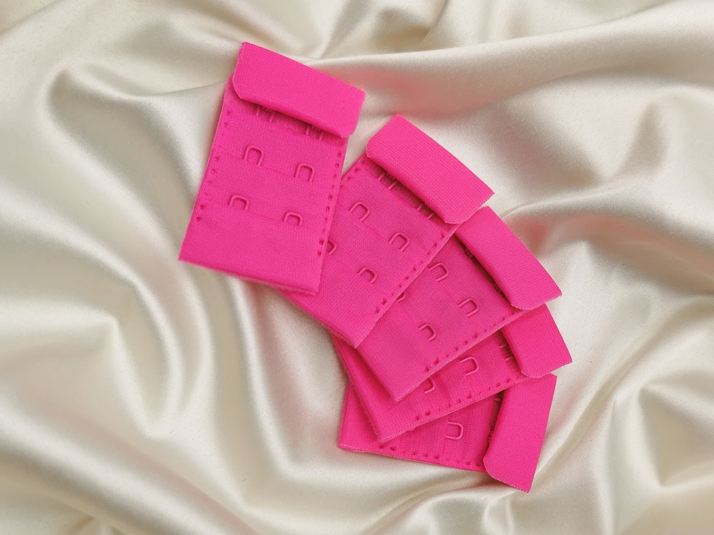 Застежка 2х3, неоново-розовый, Китай, 3,2 см (Арт: Z2/3-3587), шт