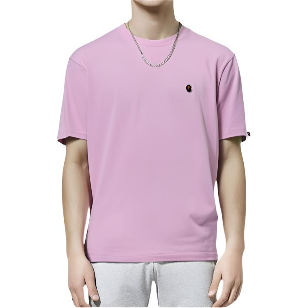 A Bathing Ape A Bathing Ape Bathing Ape One Point Tee розовый
